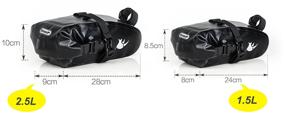 2.5L Waterproof Bike Saddle Bag