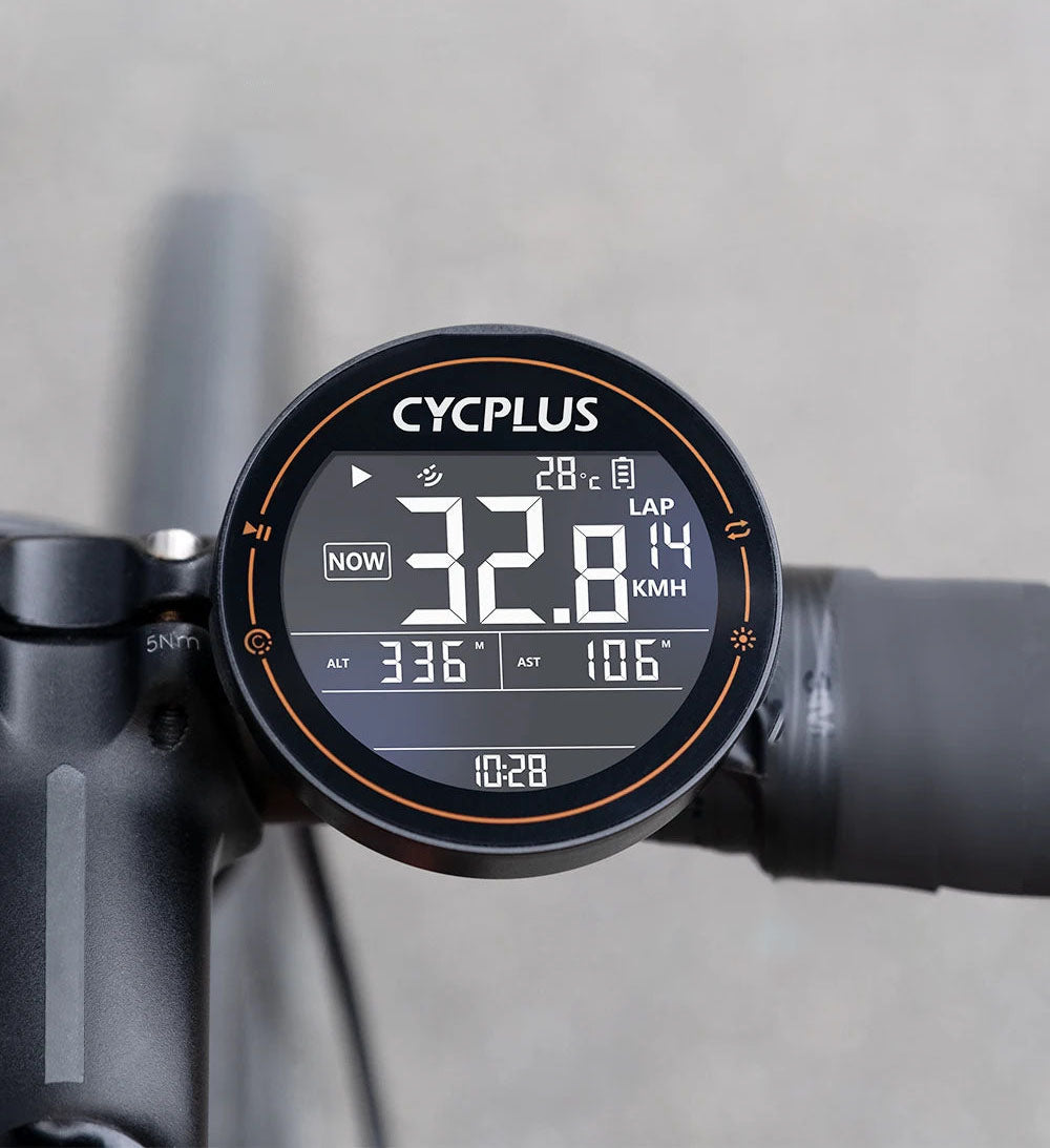 M2 GPS Bicycle Computer - Waterproof Speedometer with Bluetooth and ANT+