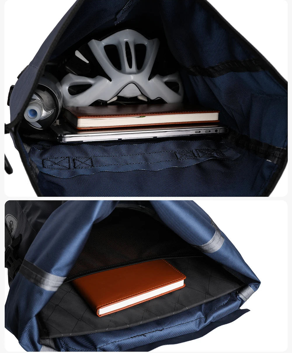 20L Motorcycle Saddle Bag - Waterproof Cycling Rear Seat Bag