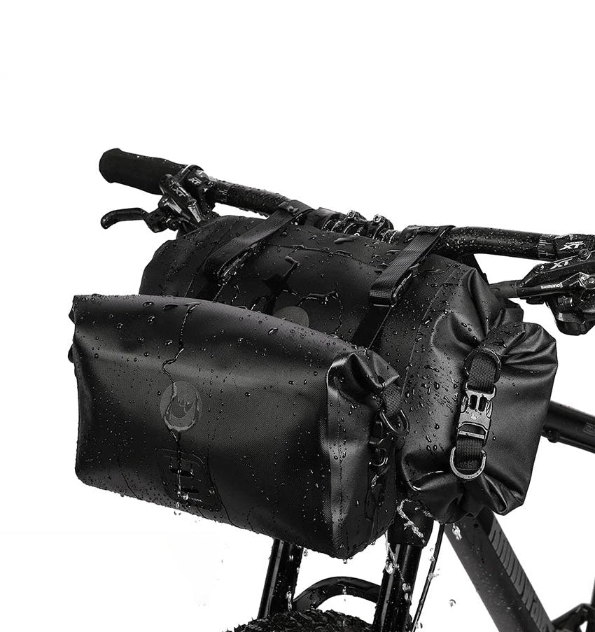 Waterproof Bicycle Handlebar and Frame Bag Set - Long-Distance Cycling Pannier