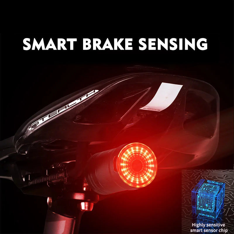 Smart Bicycle Taillight with Auto Start/Stop and Brake Sensing