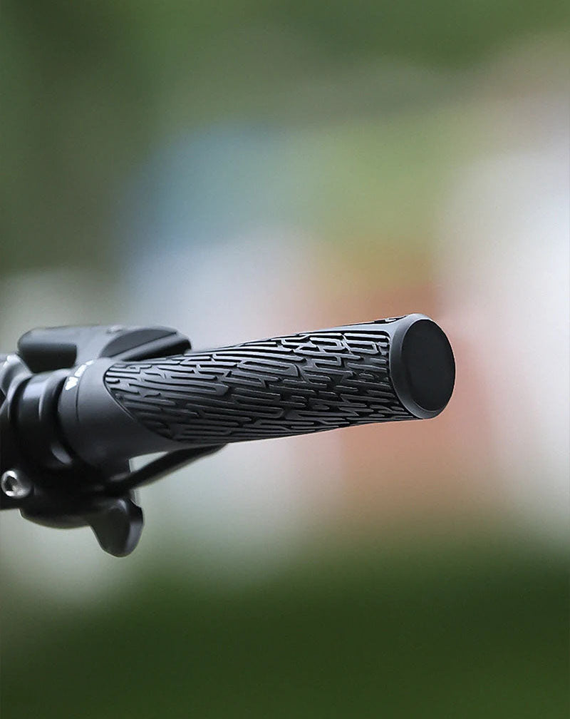 Shockproof Silicone Bicycle Grips - Anti-Slip, Lock-On Design