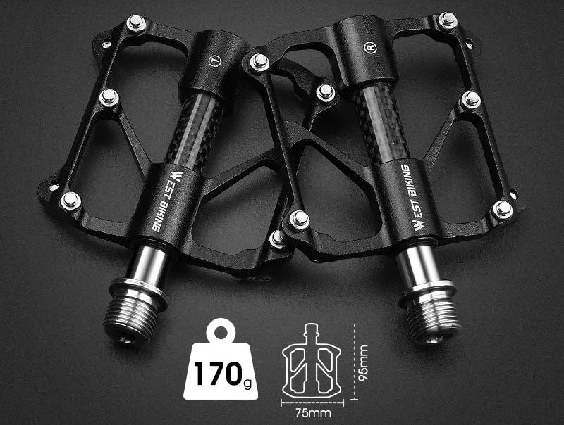 Ultralight MTB Pedals with Titanium Alloy Axle