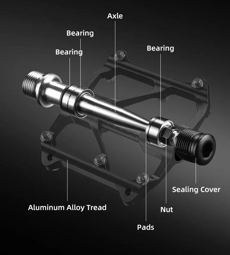 Ultralight MTB Pedals with Titanium Alloy Axle