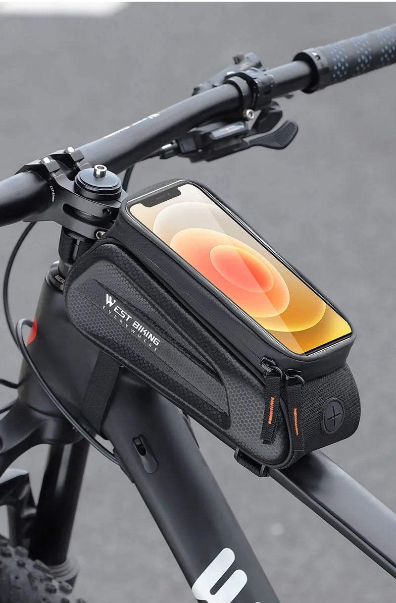 7.0 Inch Waterproof Bike Phone Touch Screen Bag