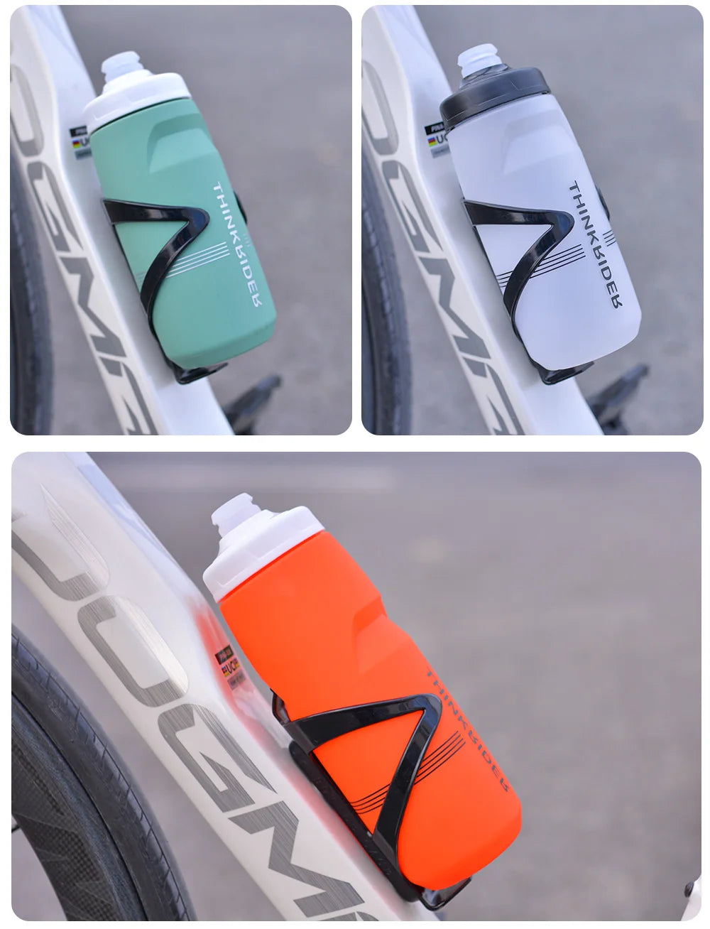 Large Capacity Bicycle Water Bottle - 620ml/750ml, Portable Design