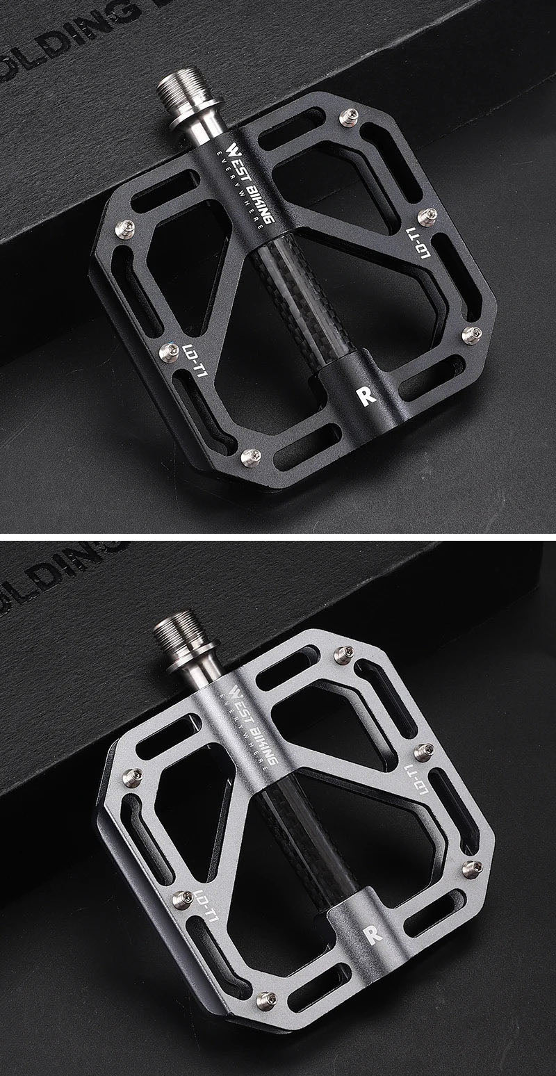 Ultralight MTB Pedals with Titanium Alloy Axle