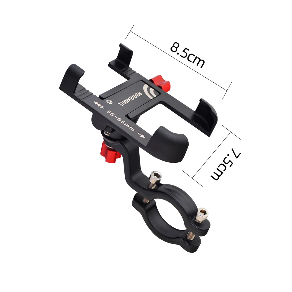 360° Rotatable Aluminum MTB Phone Mount for Bicycles