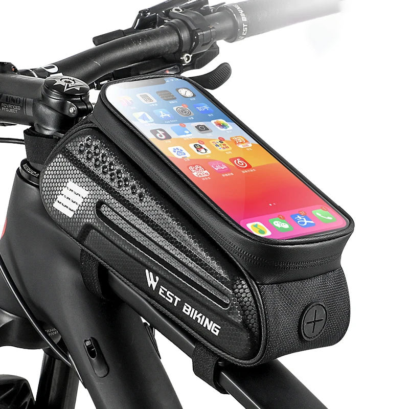 7.0 Inch Waterproof Bike Phone Touch Screen Bag