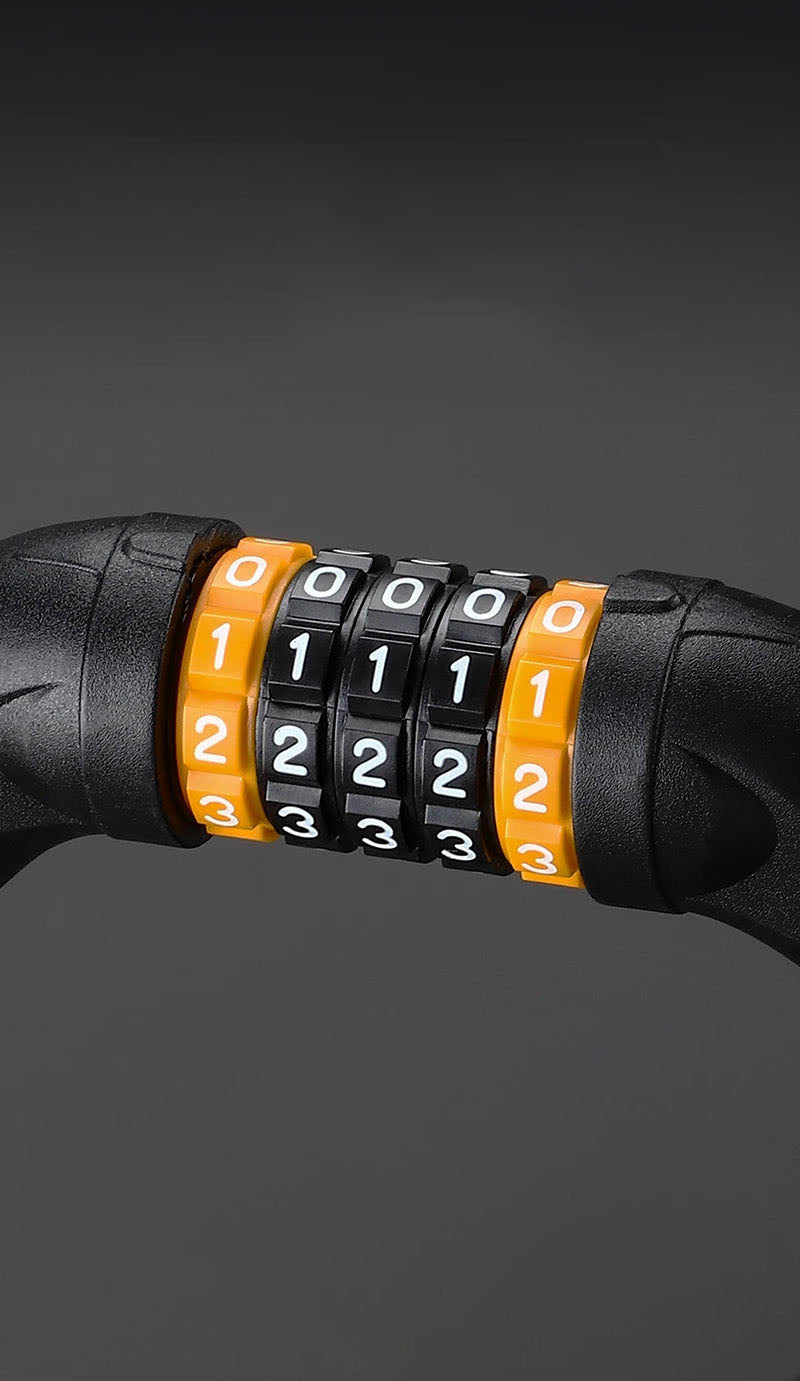 5-Digit Code Chain Lock (65-150cm) - Anti-Theft Bicycle Accessories