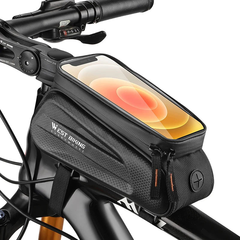 7.0 Inch Waterproof Bike Phone Touch Screen Bag