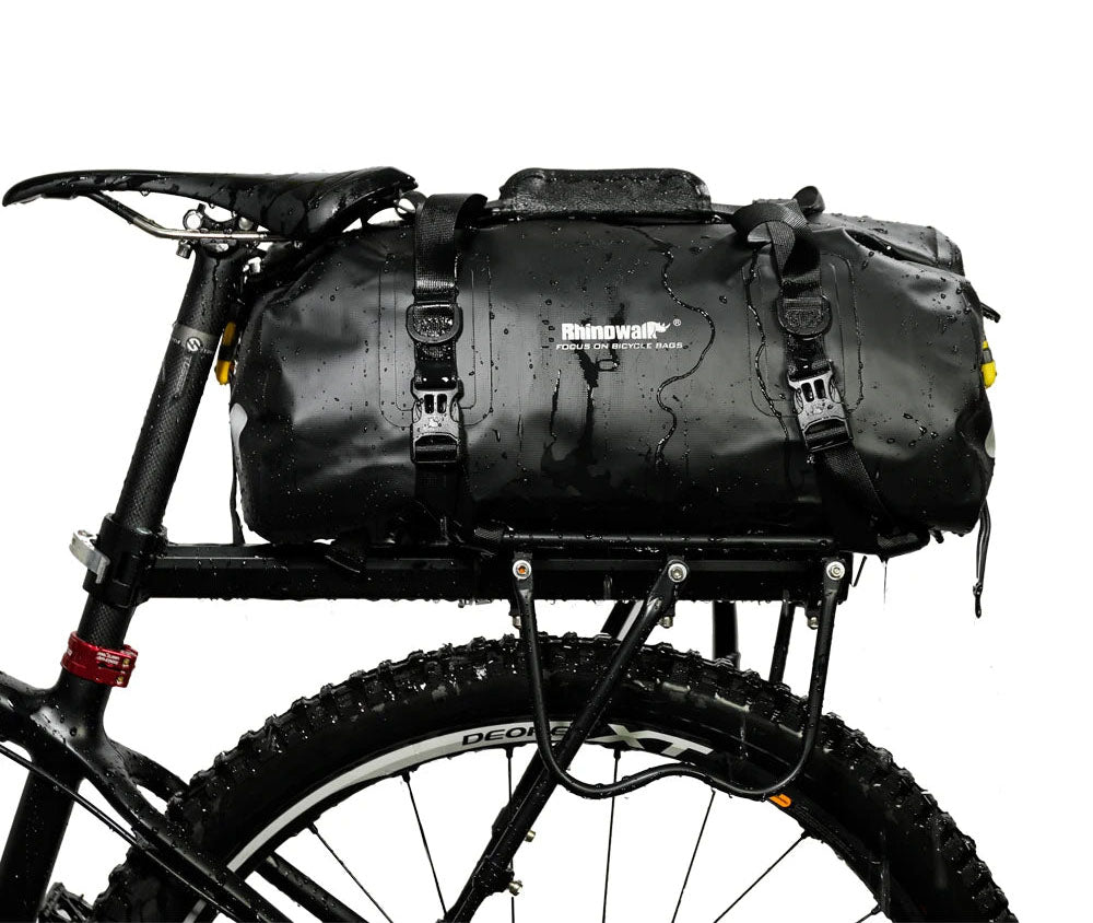 20L Waterproof Bike Rear Seat Bag - Versatile Pannier & Gym Bag