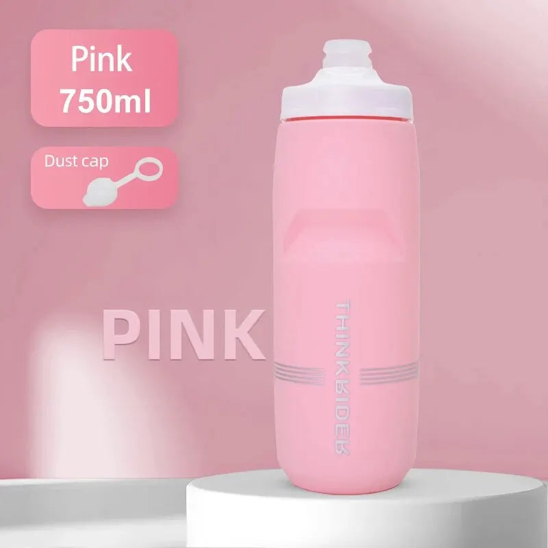 Large Capacity Bicycle Water Bottle - 620ml/750ml, Portable Design