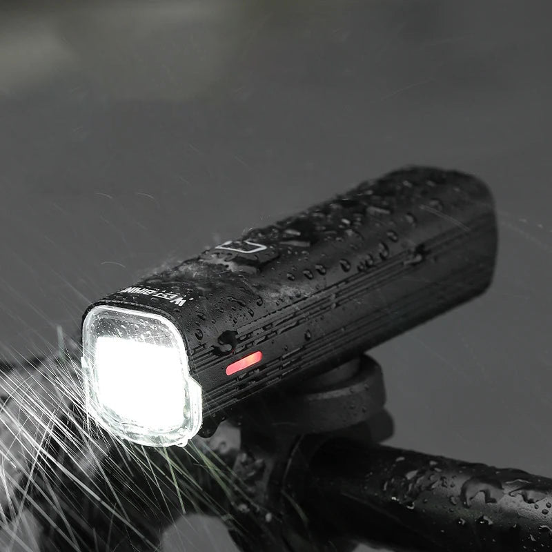 1000 Lumens Rechargeable Bicycle Headlight - Quick Release, 4500mAh Battery