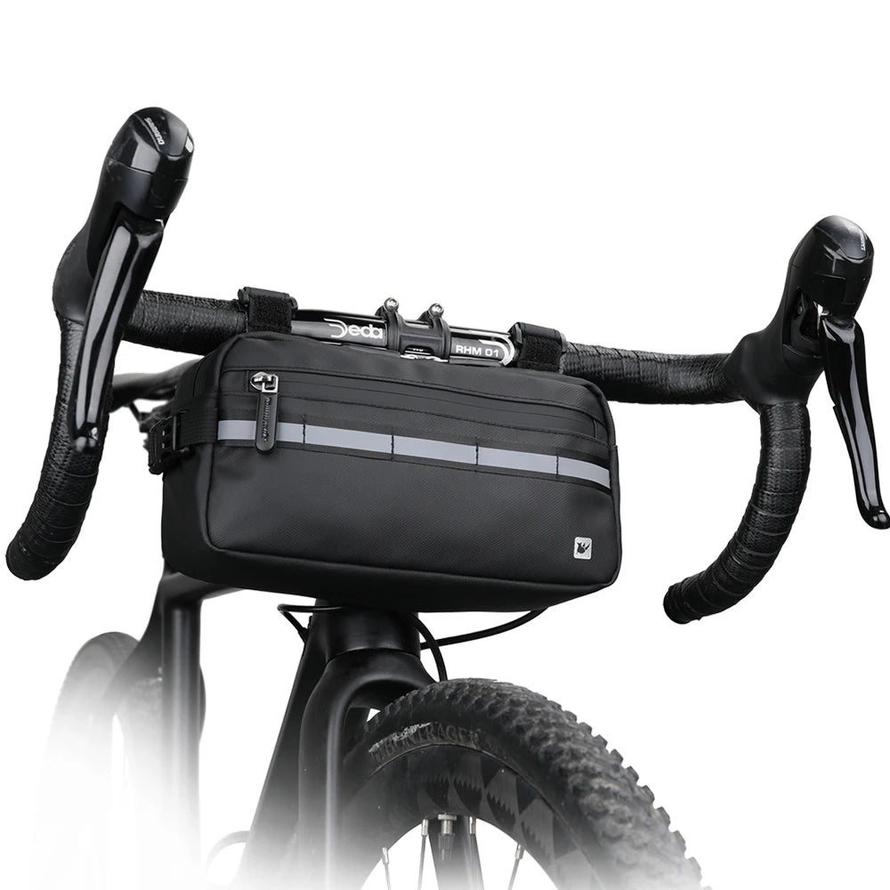 Waterproof Magnetic Bicycle Top Tube Bag - 3L Capacity