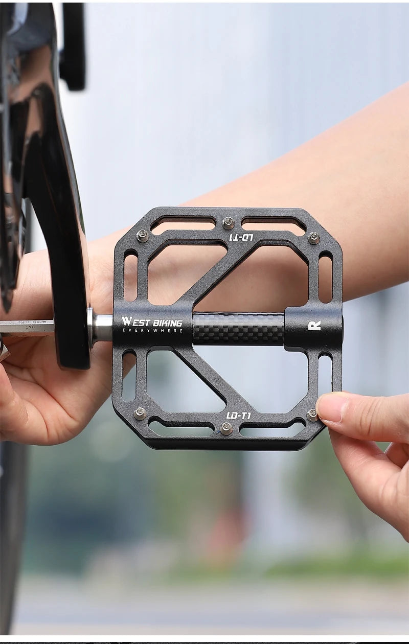 Ultralight MTB Pedals with Titanium Alloy Axle