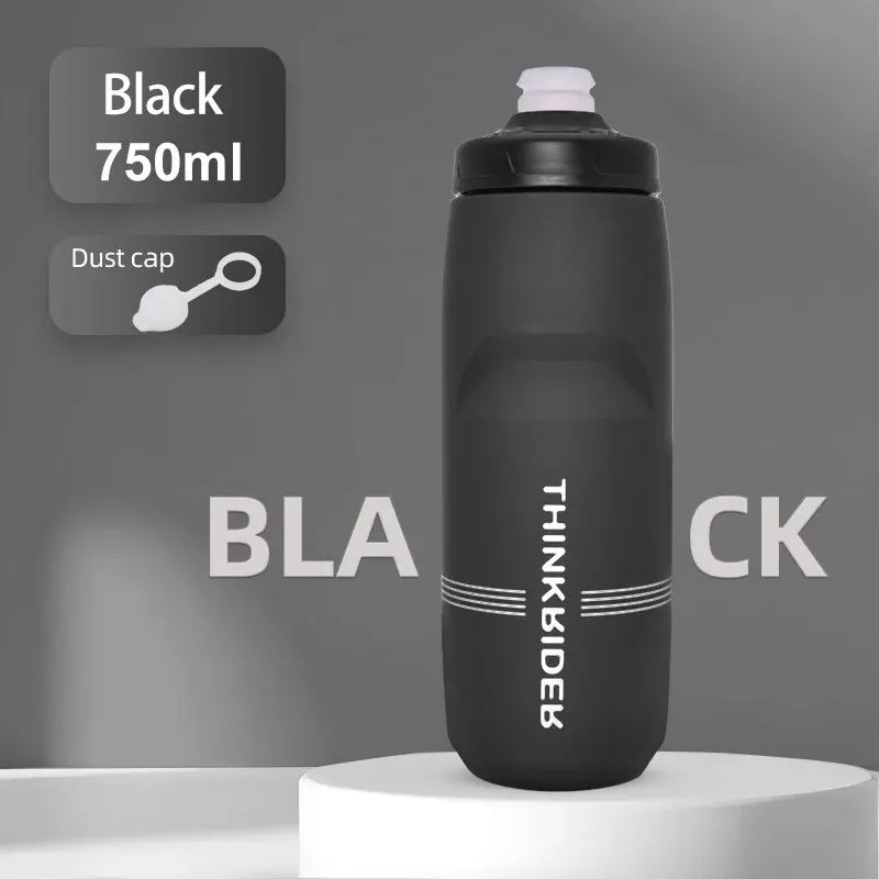 Large Capacity Bicycle Water Bottle - 620ml/750ml, Portable Design