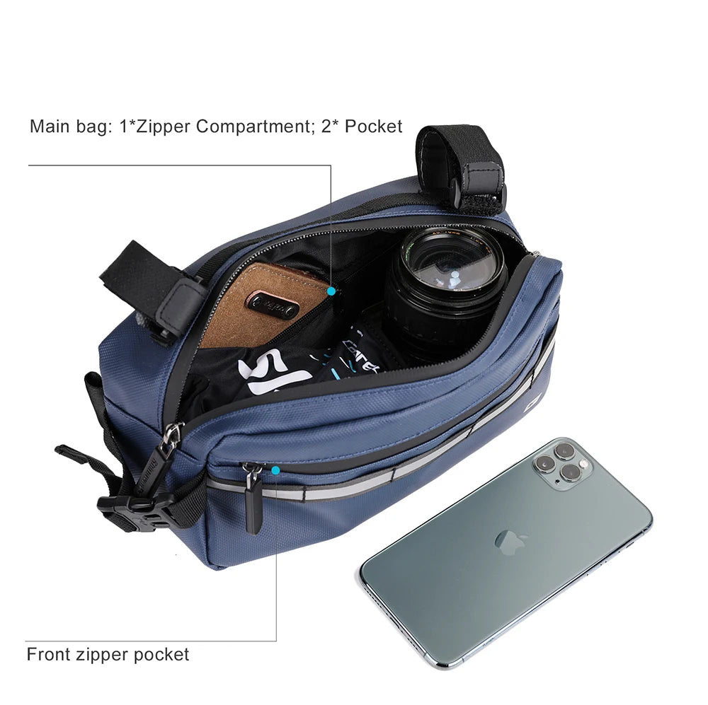 3L Multifunctional Bicycle Handlebar Bag – Water-Repellent & Versatile Storage