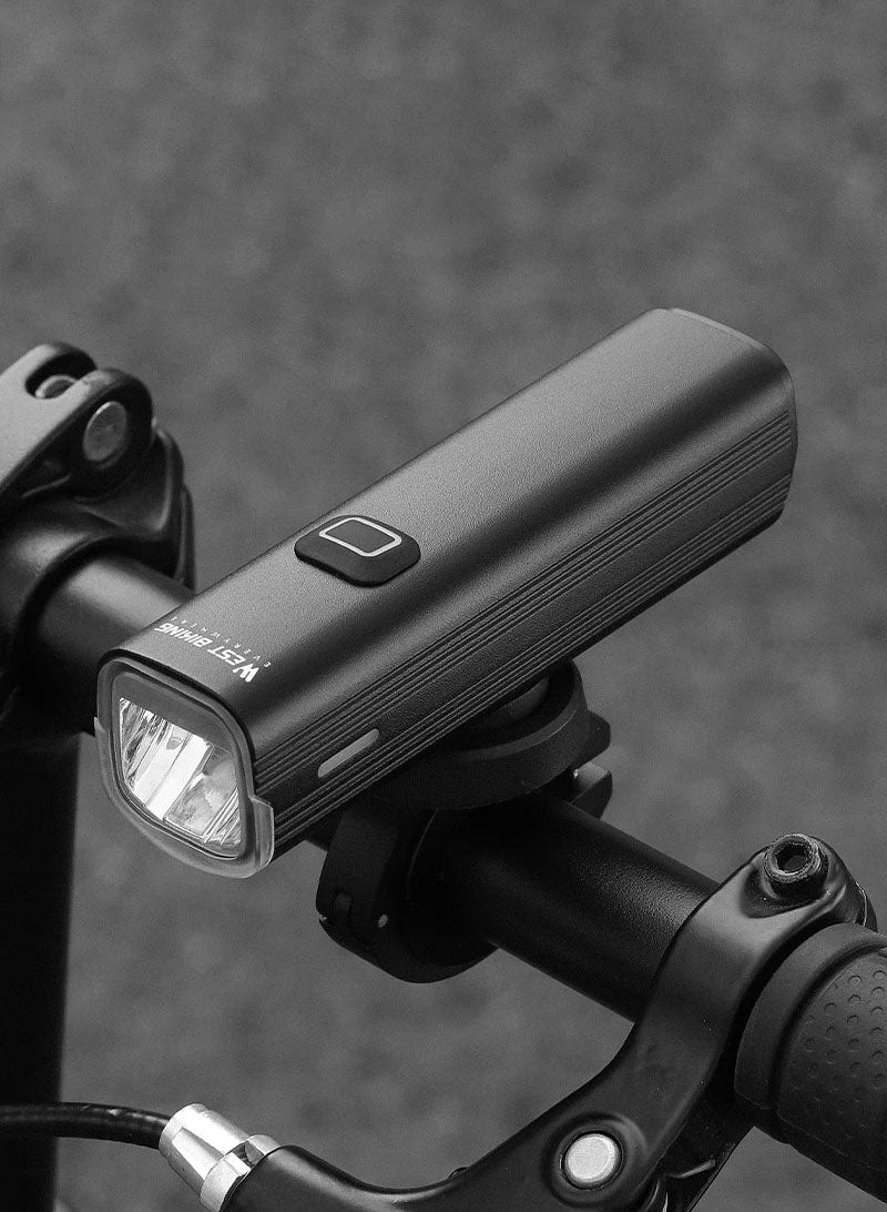 1000 Lumens Rechargeable Bicycle Headlight - Quick Release, 4500mAh Battery