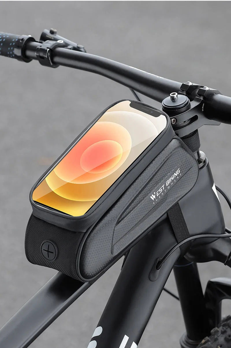 7.0 Inch Waterproof Bike Phone Touch Screen Bag