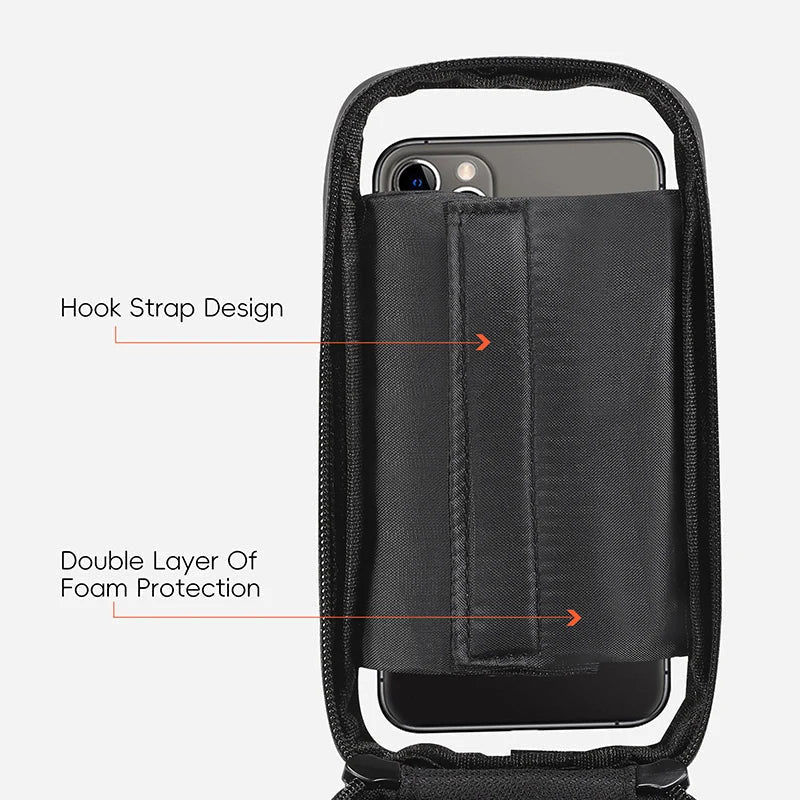 7.0 Inch Waterproof Bike Phone Touch Screen Bag