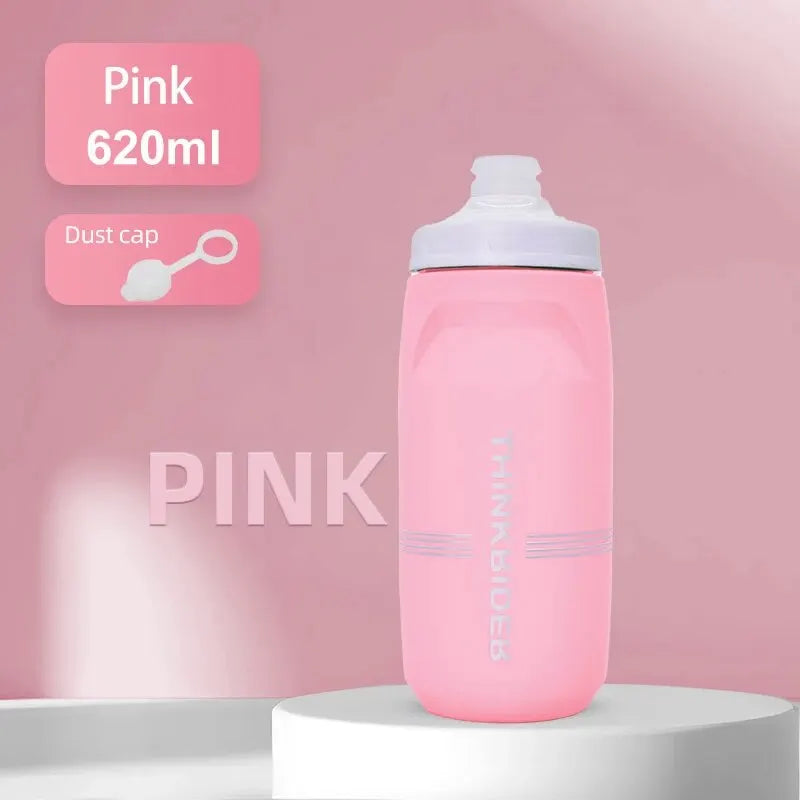 Large Capacity Bicycle Water Bottle - 620ml/750ml, Portable Design