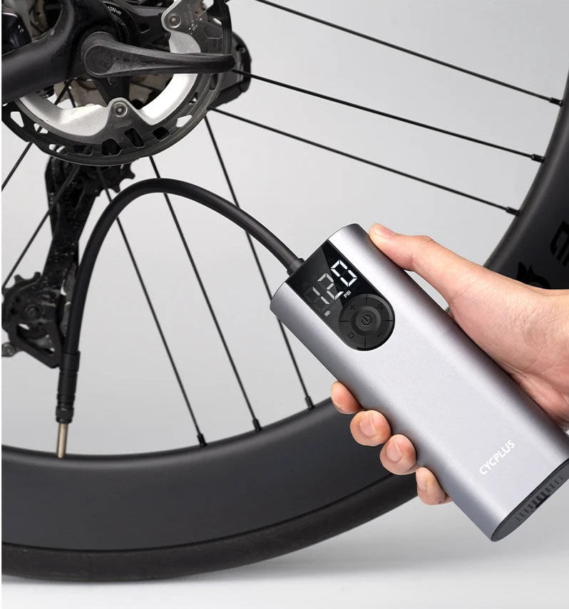 A8 Electric Bicycle Pump - High Pressure Compressor for Bikes, Cars, and Sports Equipment