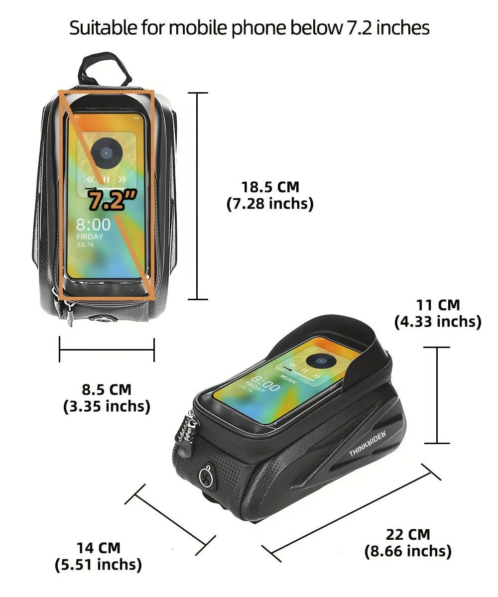 2L Waterproof Bike Bag for Phones