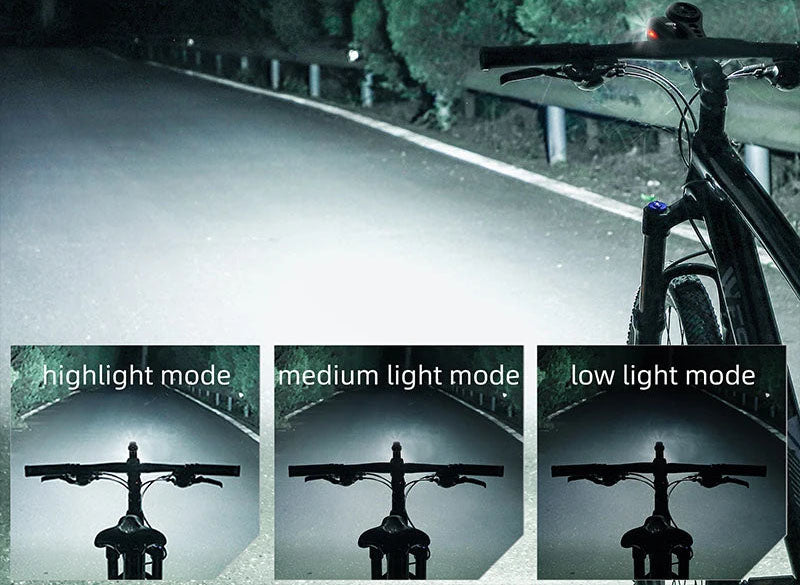 1000 Lumen USB Rechargeable Bicycle Headlight - Waterproof & Durable